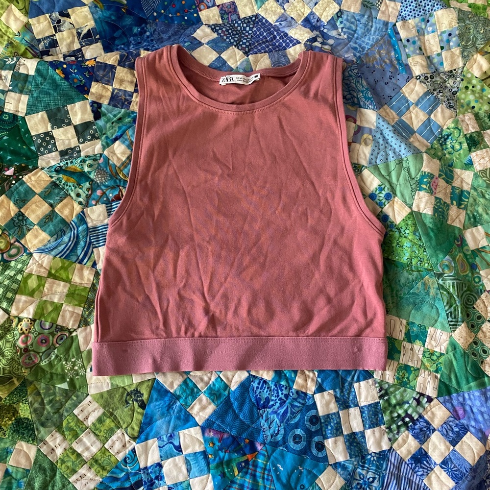 Zara cropped tank